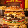 HAMBURGUESA DE CARNE O POLLO